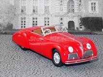 Alfa Romeo 2500 S Touring 1937 vermelho