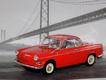 BMW 700 Coupé 1960 vermelho