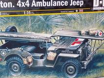 Carro jipe 4X4 ambulância 1/4 Tonl USA