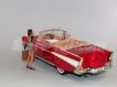 Diorama Chevrolet Bel air cabrio 1957 + figuras Missy/Mike