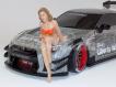 Diorama Nissan GT-R + Pin-Up Jane Bikini