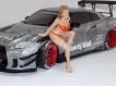 Diorama Nissan GT-R + Pin-Up Jane Bikini