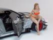 Diorama Nissan GT-R + Pin-Up Jane Bikini