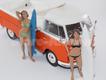 Diorama VolksWagen T-1 Pick-Up + Girls Surfers 