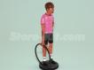 Ciclista Camisola Rosa Volta Itália