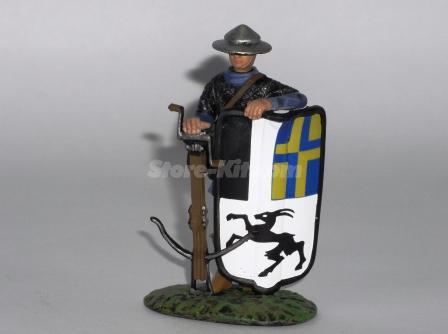 Figura de Besteiro Suíço Medieval 
