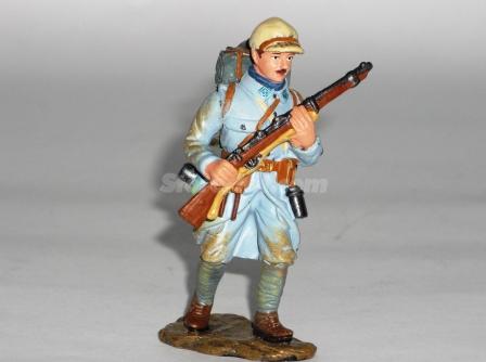 Figura soldado Infantaria Francês Marcha 1º GGM 1914/18 