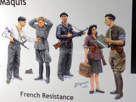 Figuras de Maquis Franceses resistencia