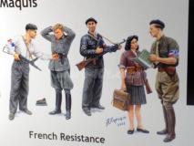 Figuras de Maquis Franceses resistencia