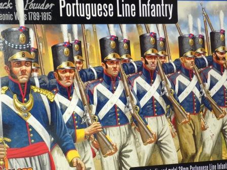 Figuras infantaria de Linha Portuguesa 1810