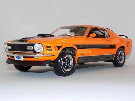 Ford Mustang Mach I 1970 laranja 