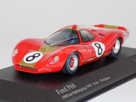 Ford P-68 1000 Km Nurbrugring 1968 Nº 8