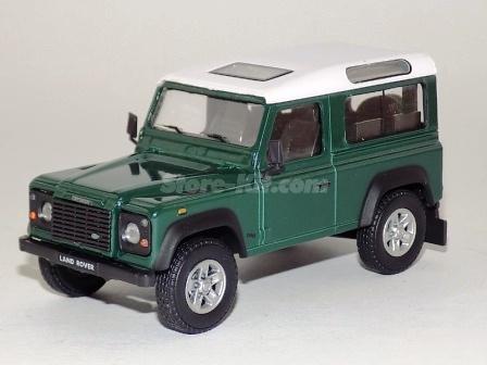 Land Rover Defender verde curto