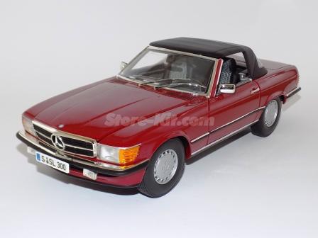 Mercedes-Benz  300 SL (R107) capota 1985 vermelho