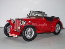 MG TC Midget 1947 cabrio vermelho