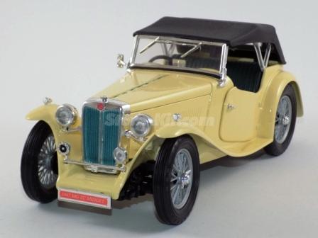 MG TC Midget 1947 creme capota