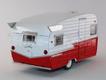 Roulotte Shasha 15 Airflyte vermelha/branca