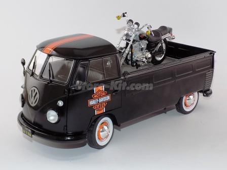 Set Volkswagen T-1 Pick-Up + Mota Harley 