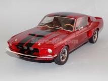 Shelby 500 GT vermelho riscas pretas