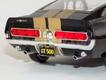 Shelby GT-500 1967 preto/riscas douradas