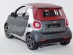Smart For Two cinza/vermelho capota 