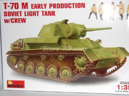 Tanque T-70 + tripulação soviética 