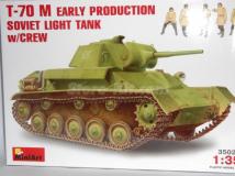 Tanque T-70 + tripulação soviética 