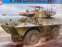 Tanque V-150 Comando canhão W/20mm 