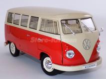 Volkswagen T-1 bus de 1963 vermelha/creme