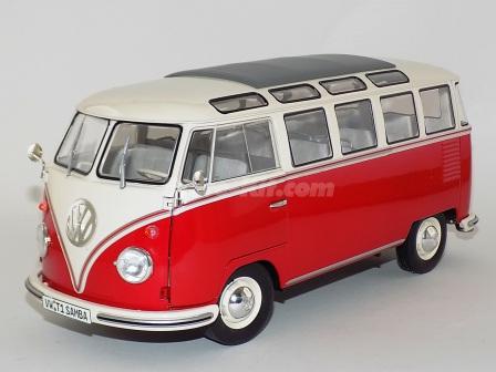 Volkswagen T-1 Samba bus 1962 Vermelha/branca