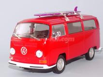 Volkswagen T-2 Bus 1972 Surf vermelha