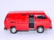 Volkswagen T-3 van comercial vermelha