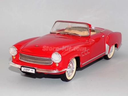 Wartburg 313 Sportcoupe Cabriolet vermelho